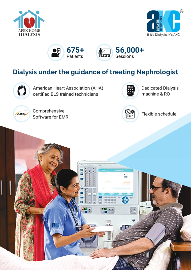 Apex Home Dialysis offers a good and reliable home dialysis service for patients.